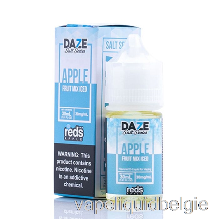 Vape België Ijsfruitmix - Rode Appel E-liquid - 7 Daze Zout - 30ml 30mg